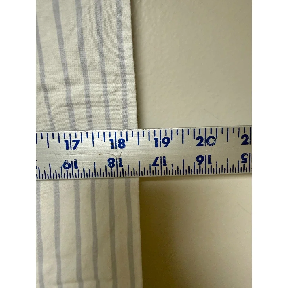 Crate & Kids Organic Cotton Blue Stripe Pillowcase‎ Standard Size Made in India